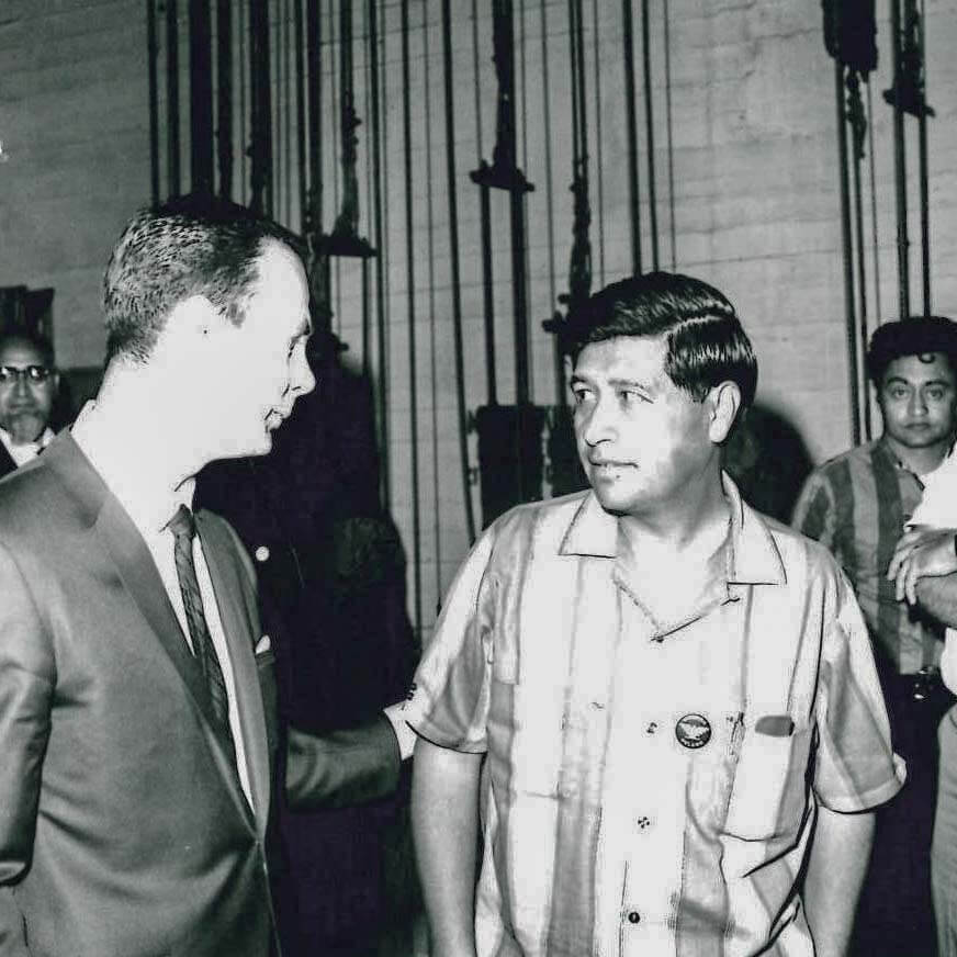 Image Two for Cesar Chavez Visits Campus