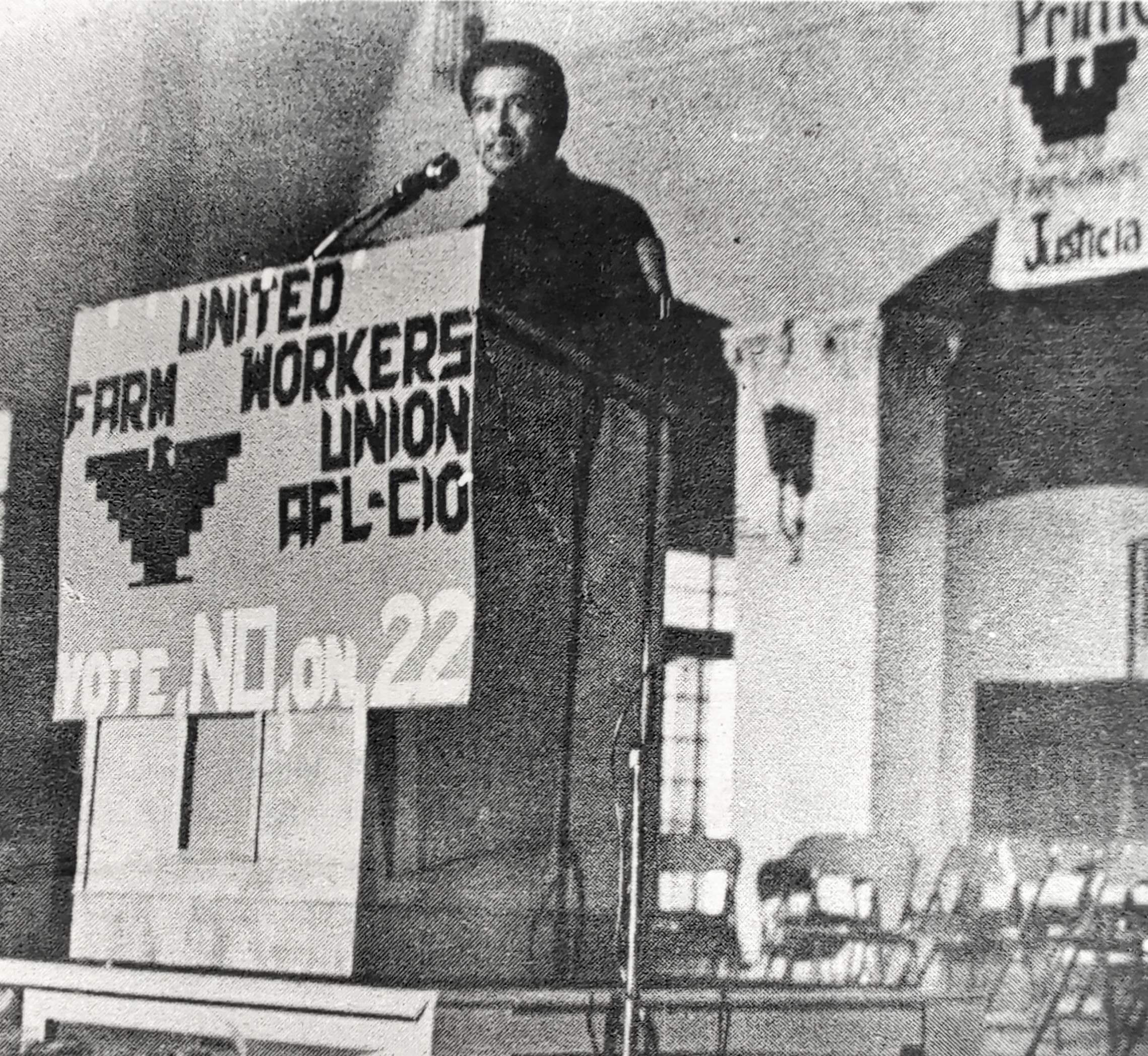 Image One for Cesar Chavez Visits Campus