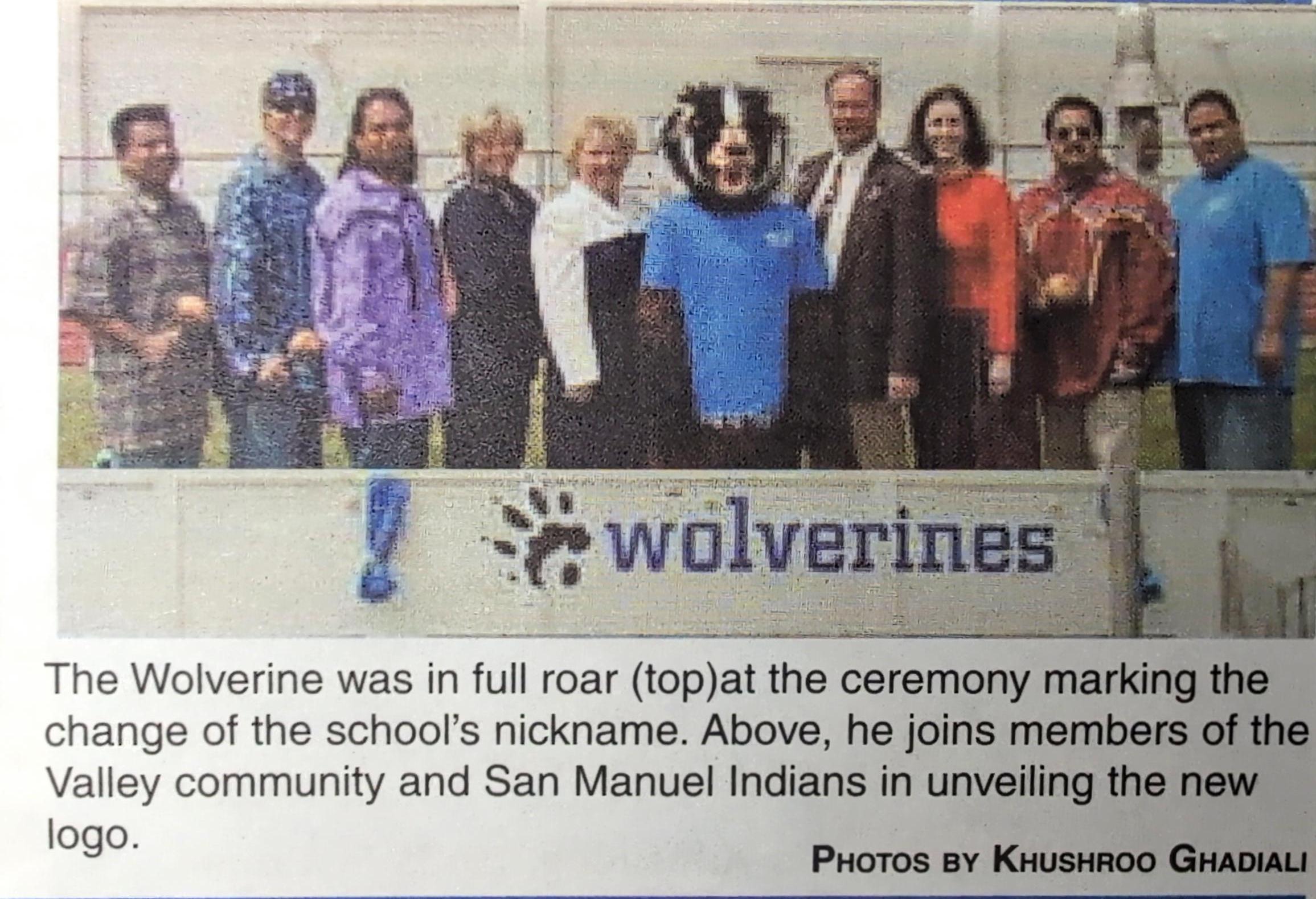 Image One for The College Changes Its Mascot to the Wolverine