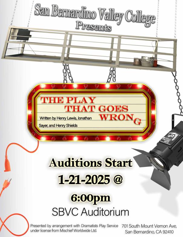 Play That Goes Wrong Auditions