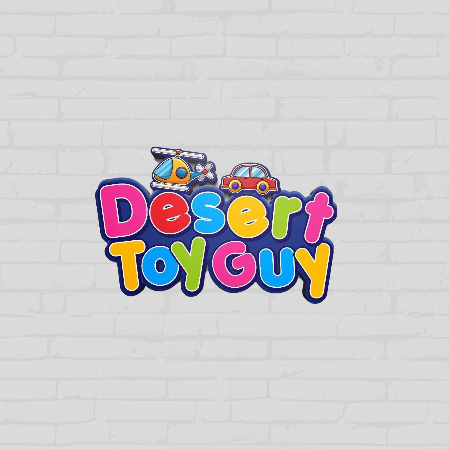 A photo of the Desert Toy Guy logo 