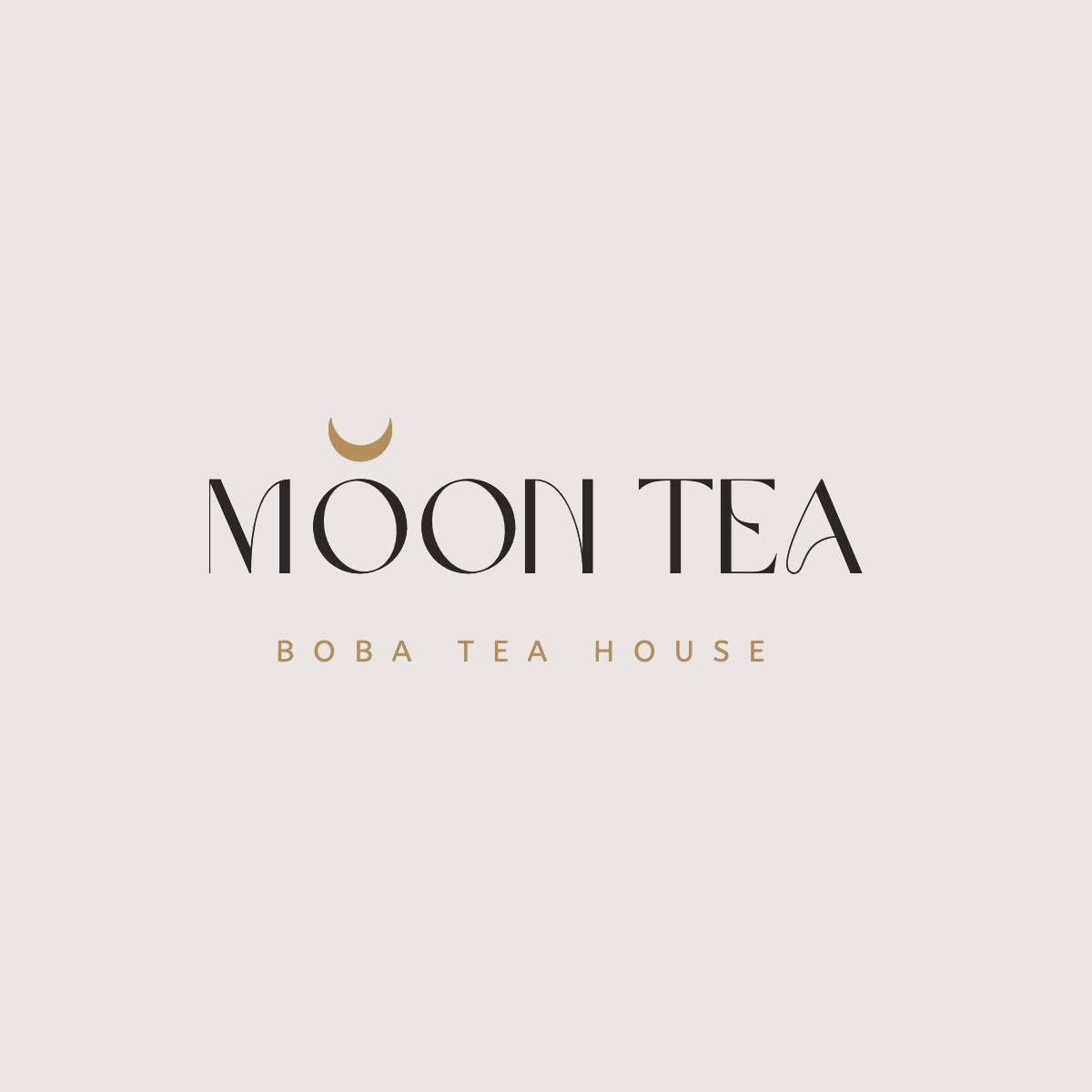 A photo of the Moon Tea logo 