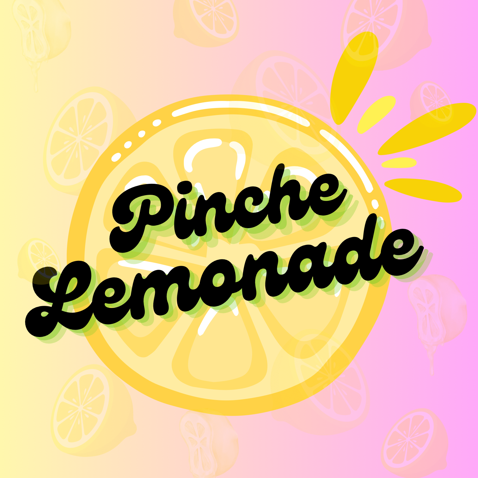 A photo of the Pinche Lemonade logo 