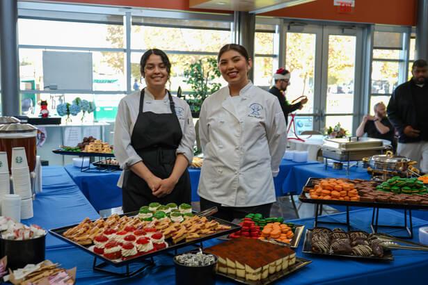 Two culinary students